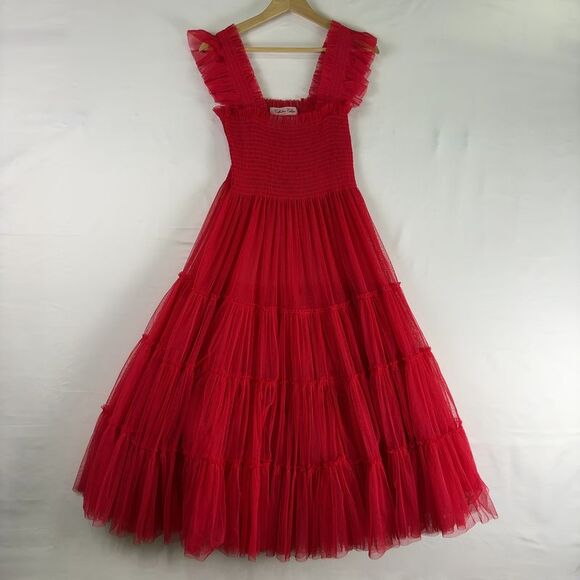 Hill House Dresses & Skirts - Hill House Ruffle Midi Dress
